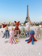 Pack Charlie — Doudou pieuvre crochet + Cartable